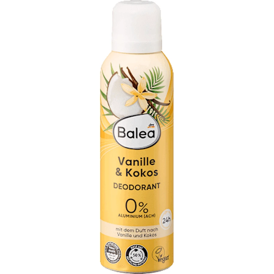 Balea Deodorant Deodorant-Spray mit Baldrian und Kokosnuss, 200 ml