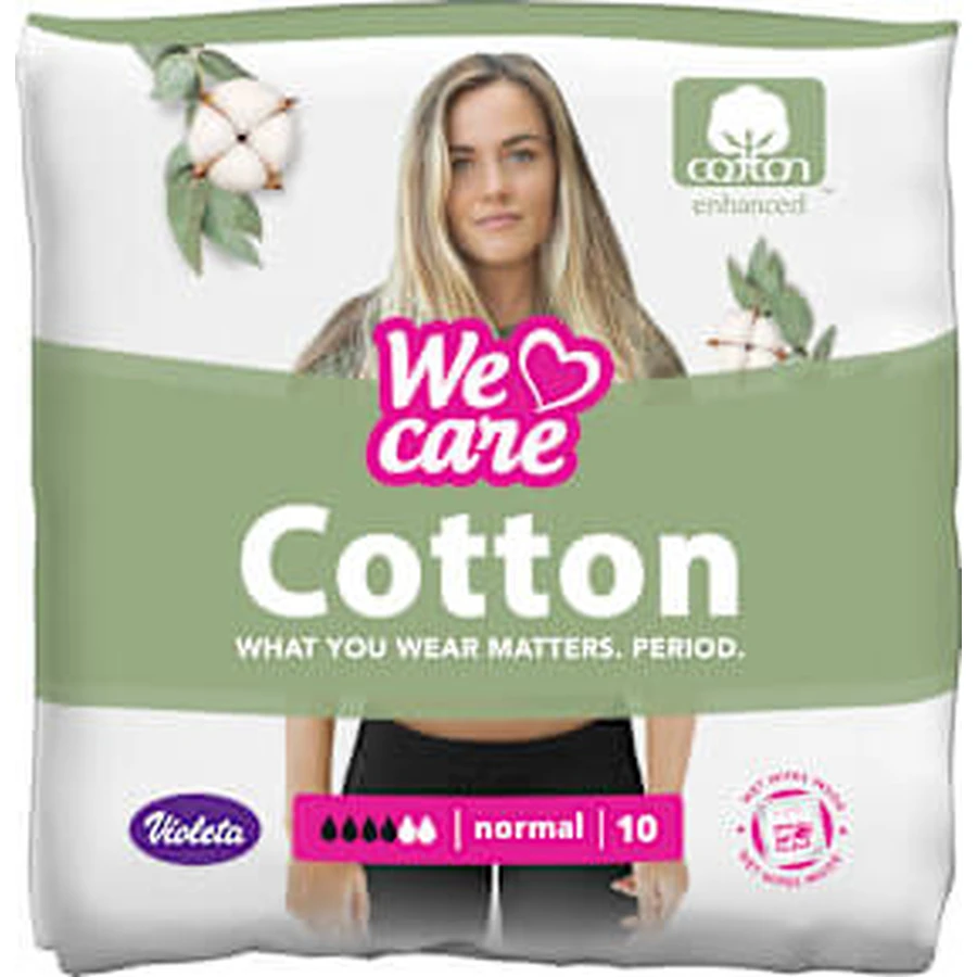 We Care Absorberende wattenschijfjes, 10 stuks
