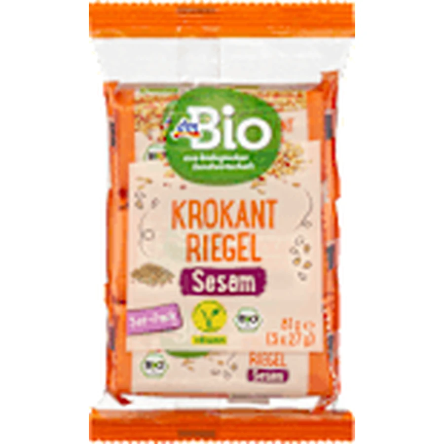 dmBio Crunchy sesame bars, 81 g