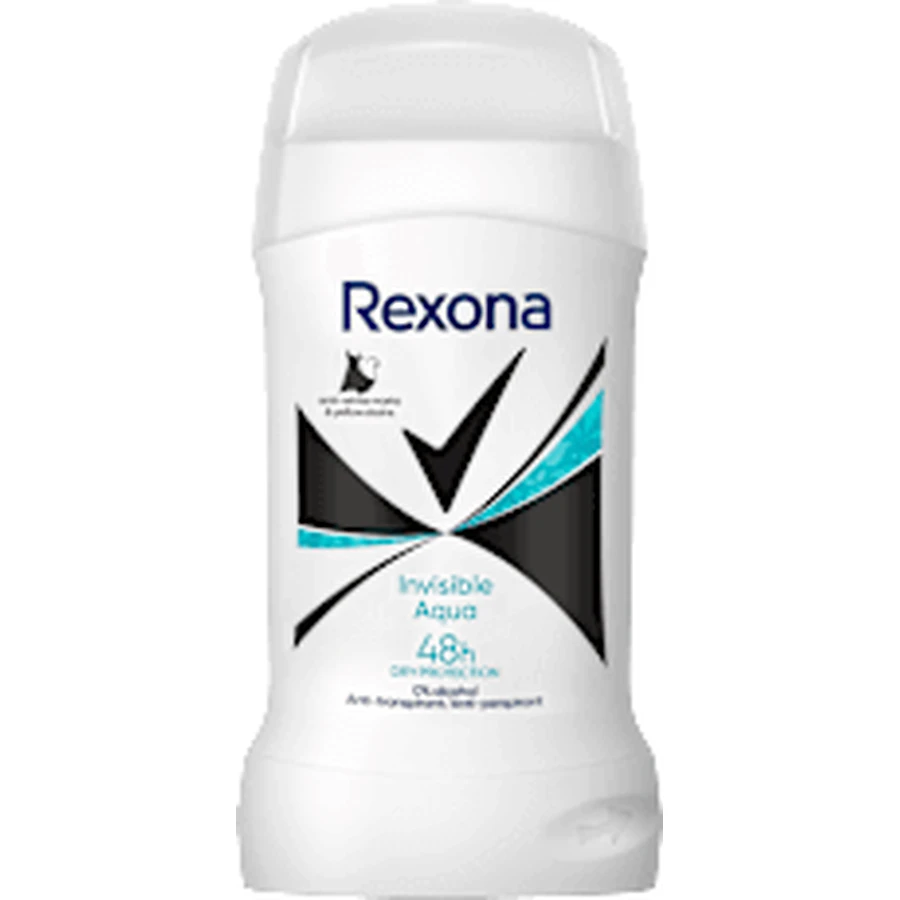 Rexona Deodorant Stick Invisible Aqua, 50 ml