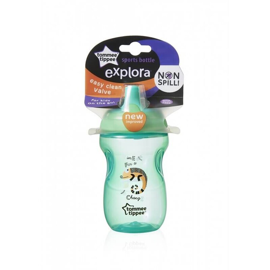 Boutique Canne sportive explora, Caméléon vert, 300 ml, Tommee Tippee Canne sportive explora, Caméléon vert, 300 ml, Tommee Tippee