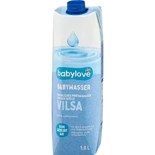 babylove Agua para bebés, 1 litro