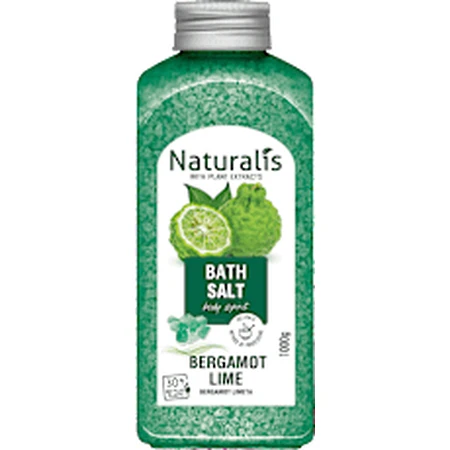 Naturalis Bergamot & Lime Bath Salt, 1 Kg