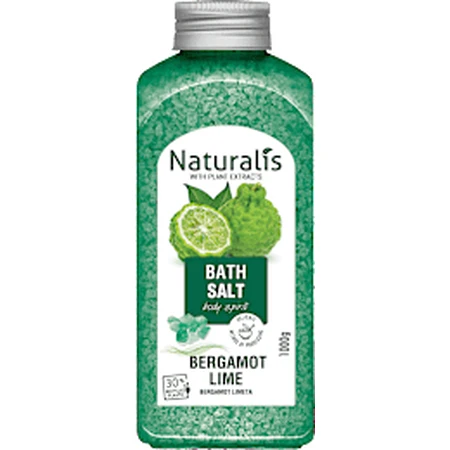 Naturalis Bergamot & Lime Bath Salt, 1 Kg