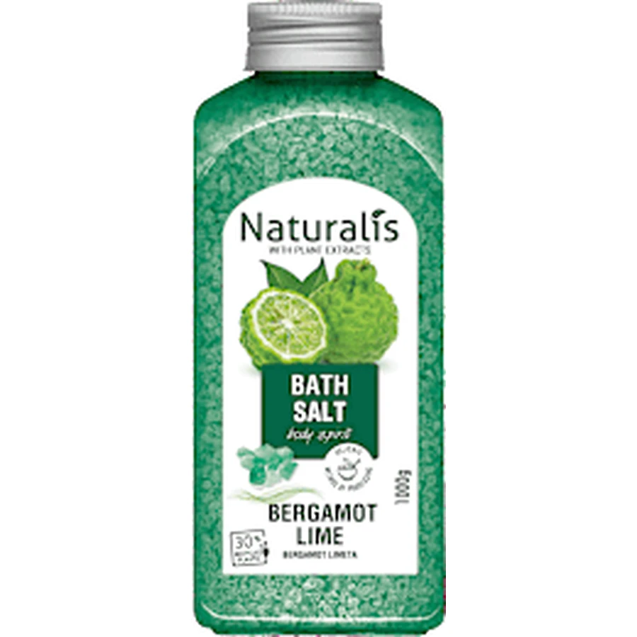 Naturalis Bergamot & Lime Bath Salt, 1 Kg