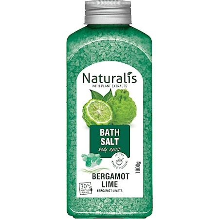 Naturalis Bergamot & Lime Bath Salt, 1 Kg