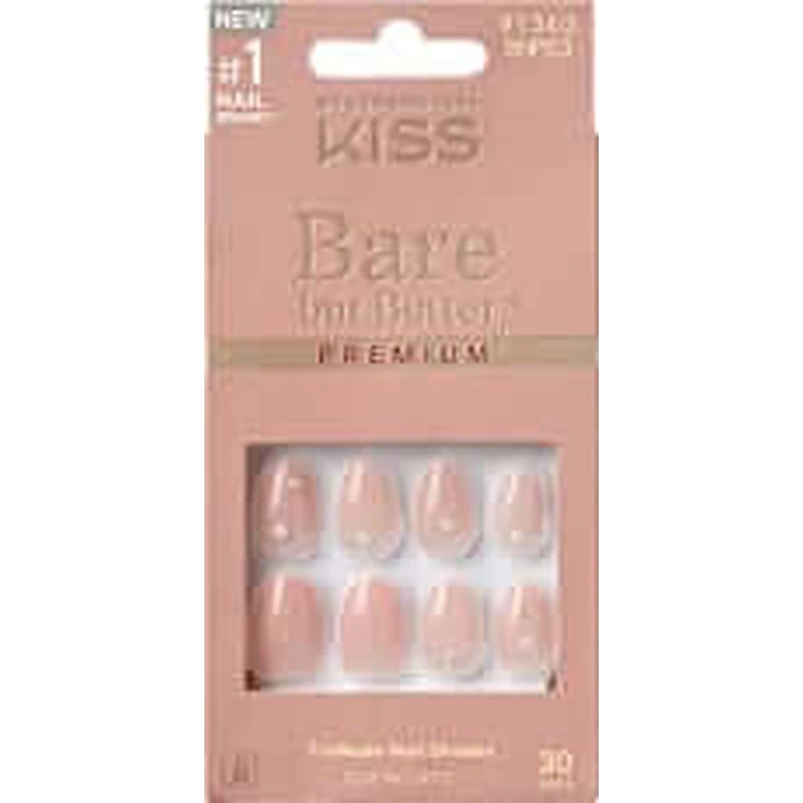 KISS Bare But Better Premium False Nail Slay, 1 Set