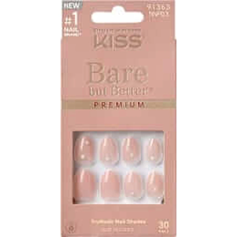 KISS Bare But Better Premium False Nail Slay, 1 Set