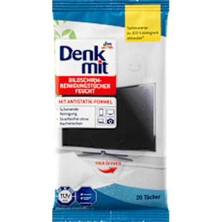 Denkmit Bildschirmreinigungstücher Set 20 Stück