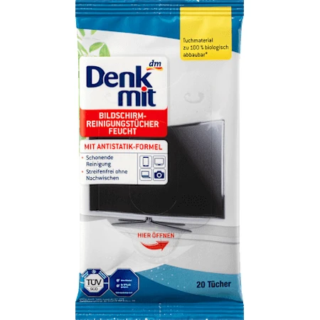 Denkmit Bildschirmreinigungstücher Set 20 Stück