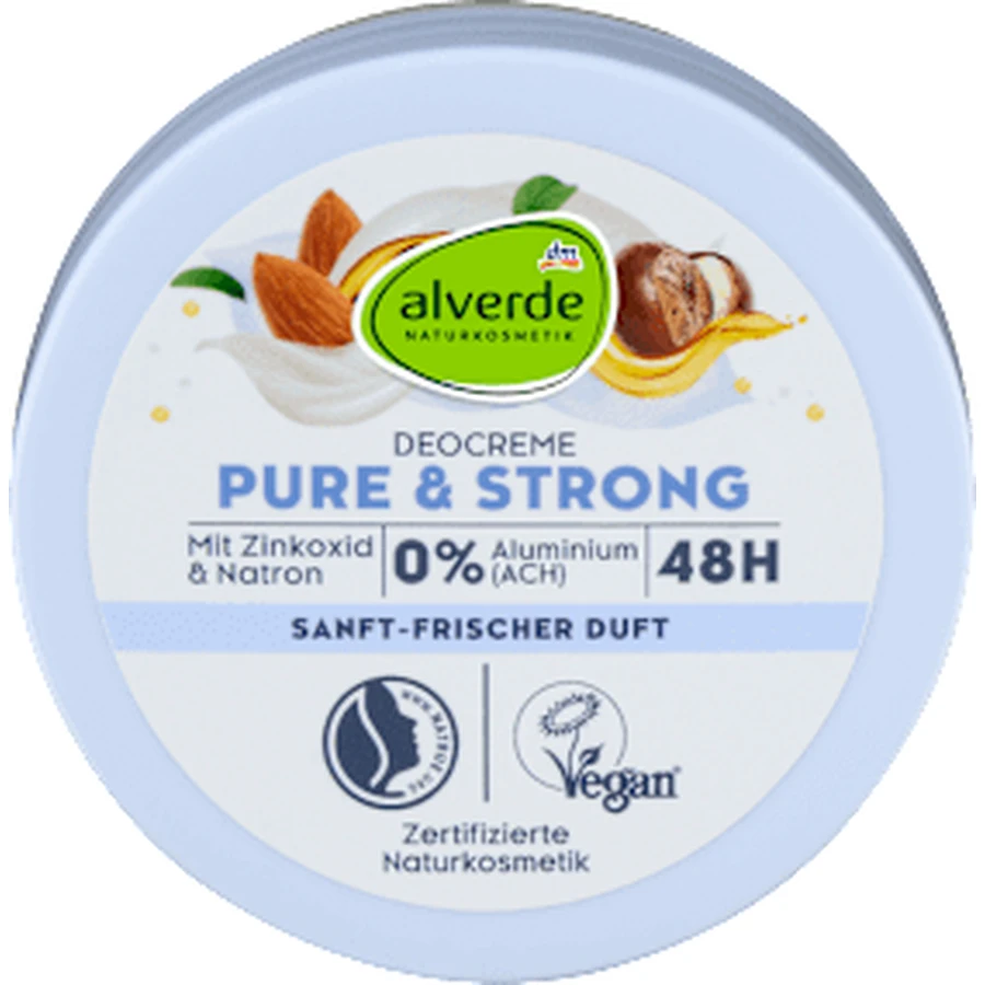 alverde NATURKOSMETIK Puur & Sterk Deodorantcrème 50 ml