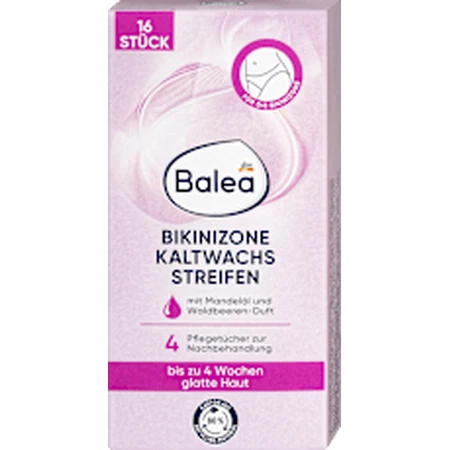 Balea Epilierstreifen für die Bikinizone, 16 Stück