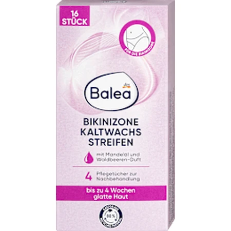 Balea Epilierstreifen für die Bikinizone, 16 Stück