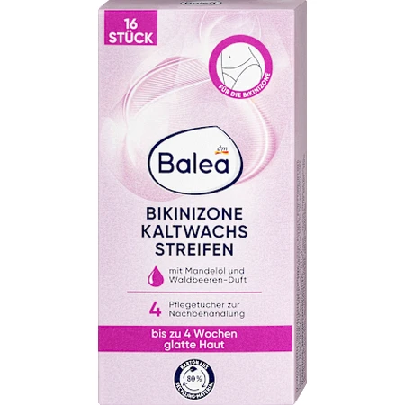 Balea Epilierstreifen für die Bikinizone, 16 Stück