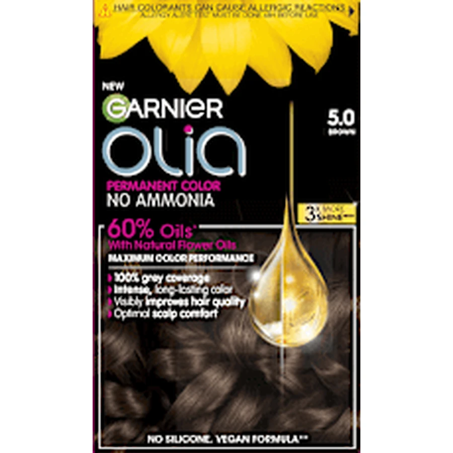 GARNIER olia Permanent paint 5.0 Brown, 174 ml