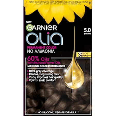 GARNIER olia Permanent paint 5.0 Brown, 174 ml