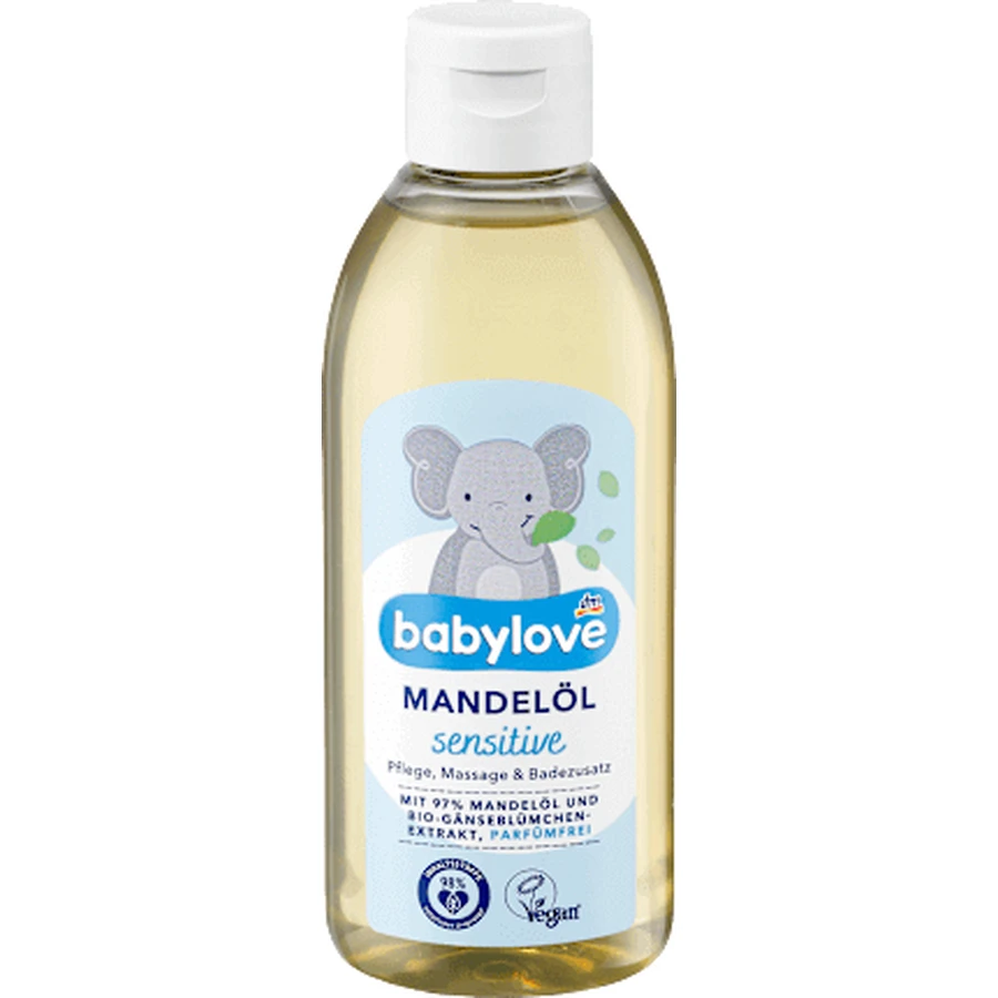 babylove Baby empfindliches Mandelöl 250 ml