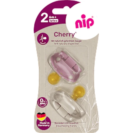 Chupete para niñas a partir de 6 meses, 2 piezas