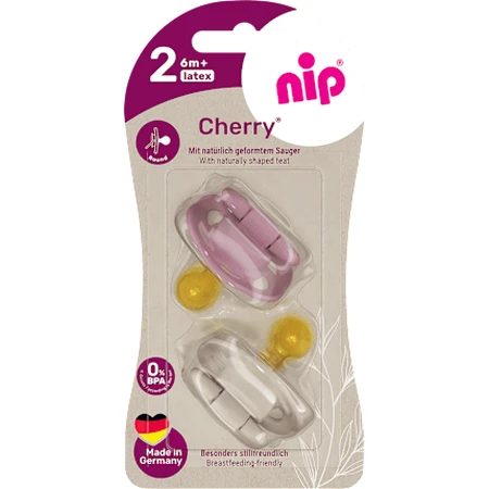 Chupete para niñas a partir de 6 meses, 2 piezas