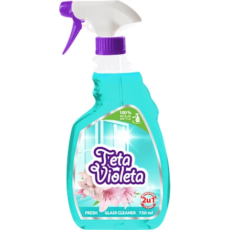 Teta Violeta Fresh window cleaning solution, 750 ml