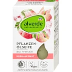 alverde NATURKOSMETIK Savon solide à la pêche, 100 g