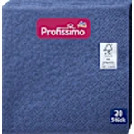 Profissimo Serviettes de table bleu foncé