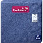 Profissimo Serviettes de table bleu foncé