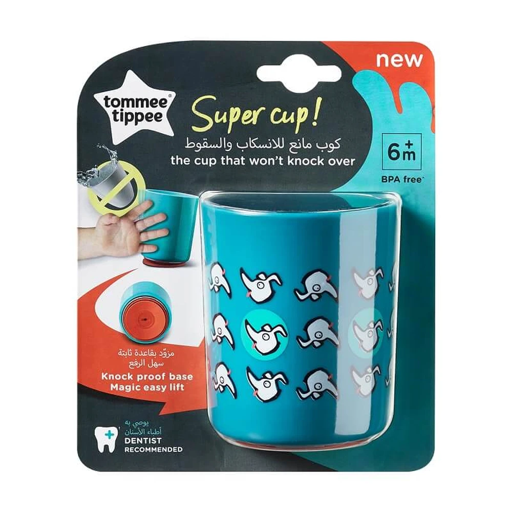 No Knock Small mug, green puppies, 190 ml, Tommee Tippee