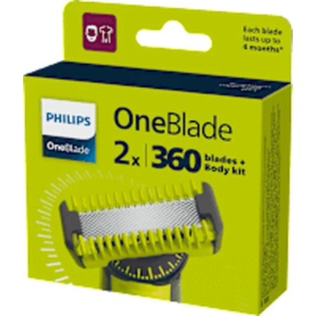 PHILIPS OneBlade OneBlade QP624/50 auswechselbare Klinge, 2 Stück