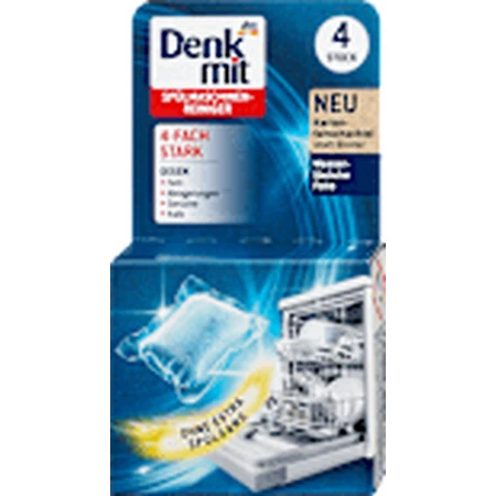 Denkmit Dishwasher cleaning tablets, 4 pcs