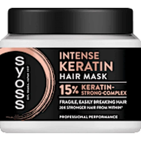 syoss Mascarilla Capilar Intensa Queratina Frágil 400 ml