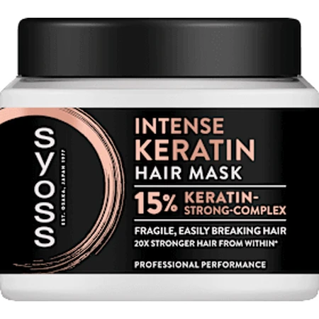 syoss Mascarilla Capilar Intensa Queratina Frágil 400 ml