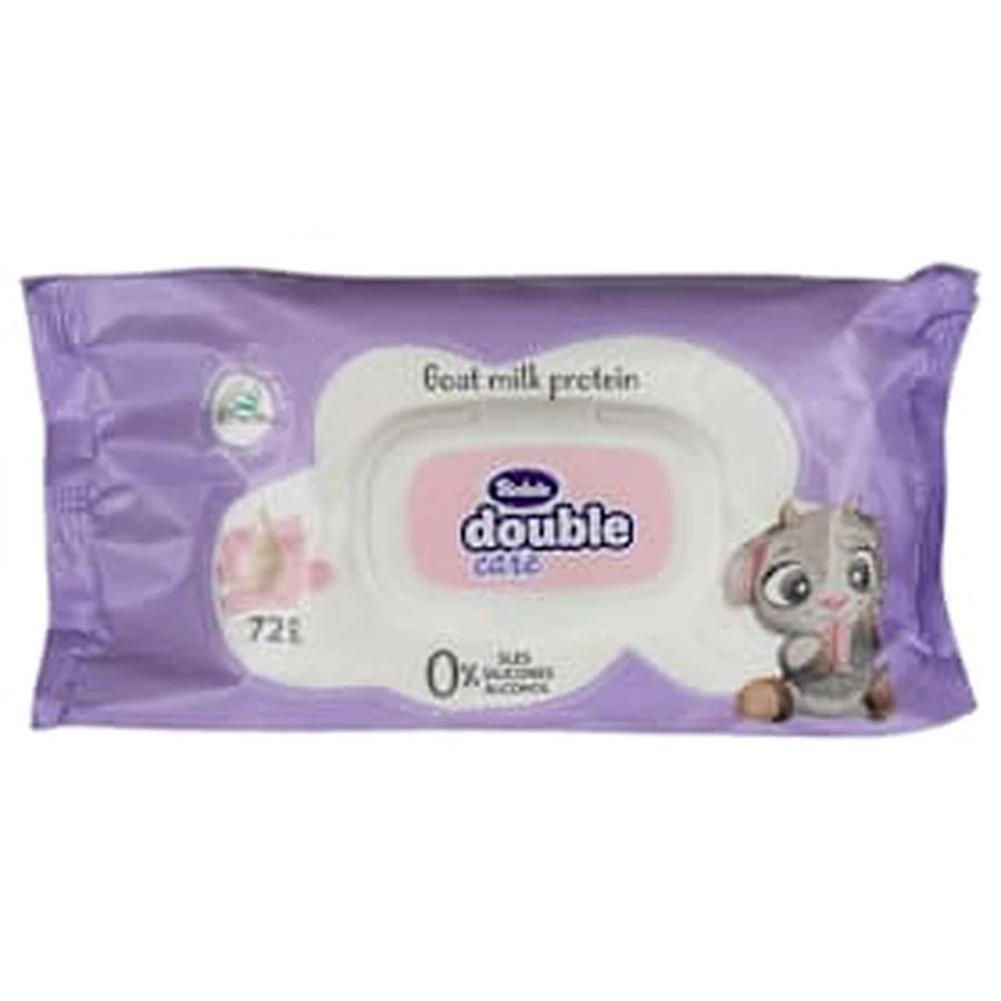 Violeta Toallitas húmedas con leche de cabra, 72 unid.
