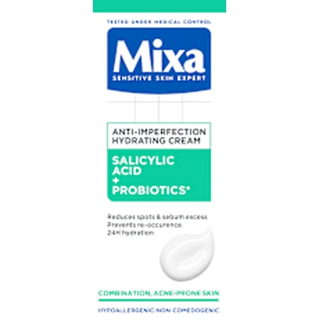 Mixa Crema facial antimanchas - ácido salicílico y AHA, 50 ml