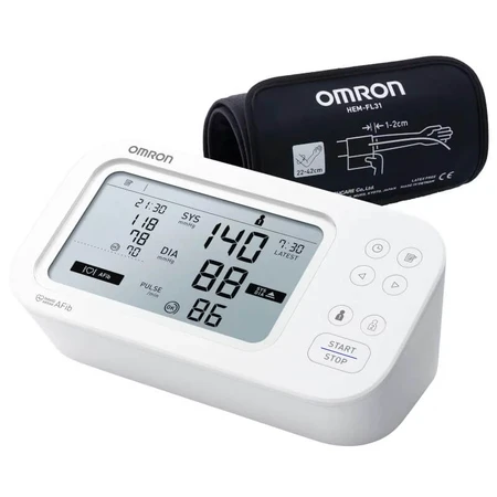 Omron M-6 Comfort Afib, automatisches Blutdruckmessgerät, Oberarm