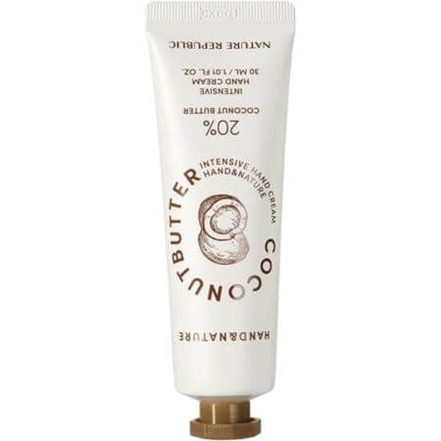 Crema mani nutriente con burro di cocco Crema mani, 30 ml, Nature Republic