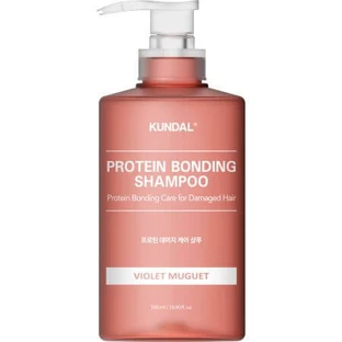 Champú para cabellos dañados Violeta Lirio del Valle Fijador de Proteínas, 500 ml, Kundal