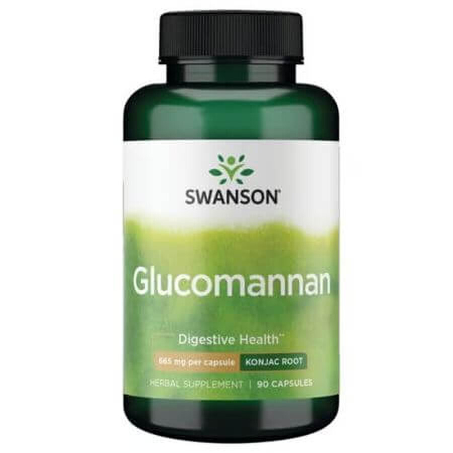 Glucomanano, 665 mg, 90 cápsulas, Swanson