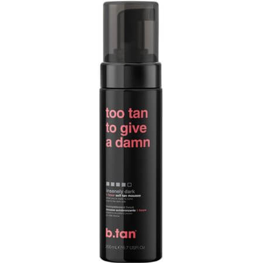 Mousse autobronceadora muy oscura, 200 ml, B.tan