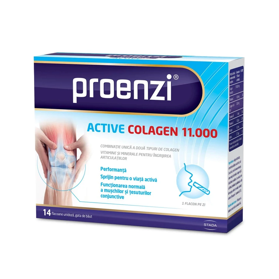 Proenzi Active Collagen 11.000, 14 Einzeldosis-Fläschchen, Walmark