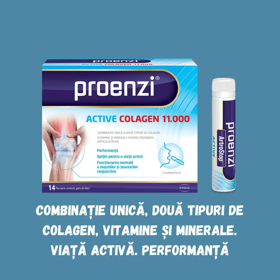 Proenzi Active Collagen 11.000, 14 Einzeldosis-Fläschchen, Walmark