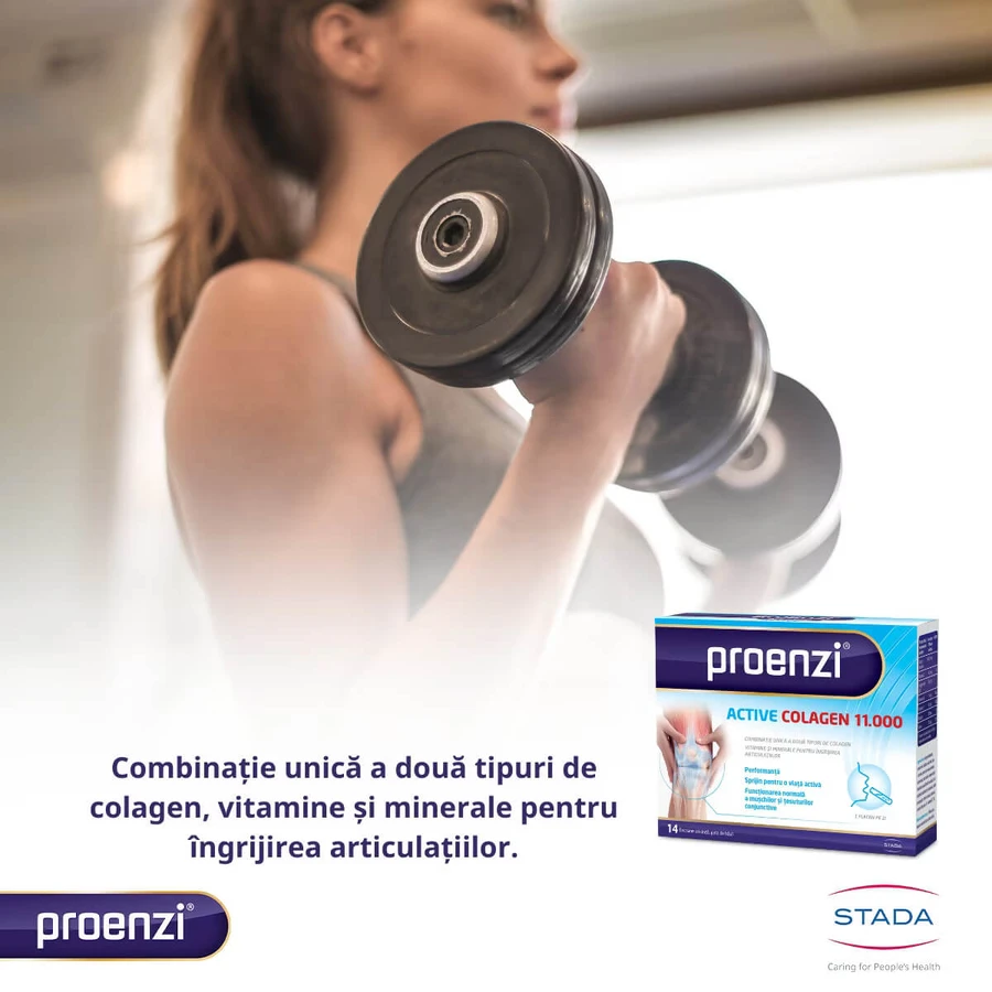 Proenzi Active Collagen 11.000, 14 Einzeldosis-Fläschchen, Walmark