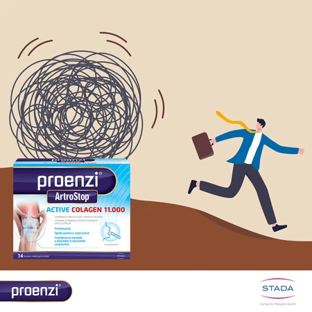 Proenzi Active Collagen 11.000, 14 Einzeldosis-Fläschchen, Walmark