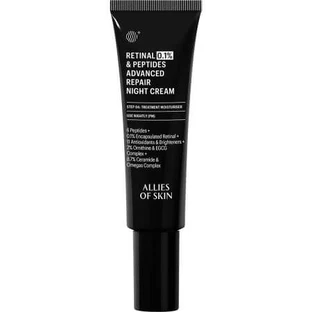Crème de nuit réparatrice rétine 0,1% et peptides, 48 ml, Allies of Skin