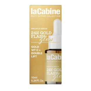 Gesichtsserum 24k Gold Flash Effect Multiaktives Gesichtsserum, 10 ml, La Cabine