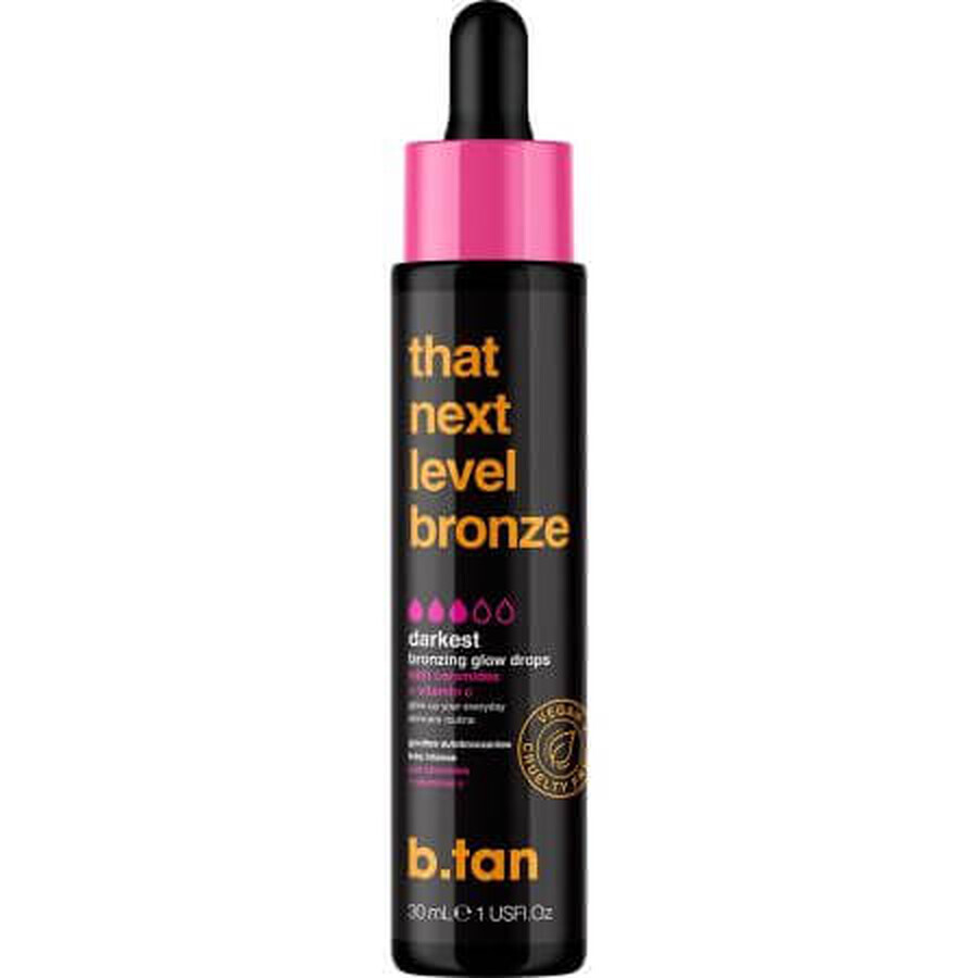 Self-tanning serum with ceramides and vitamin C, 30 ml, B.tan