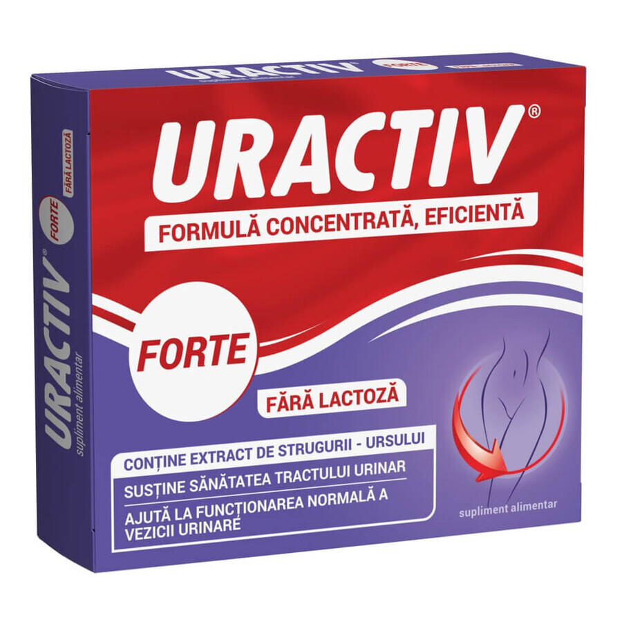 Uractiv Forte lactosevrij, 10 capsules, Therapie