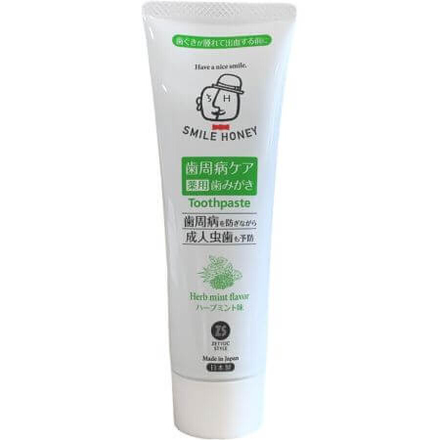Toothpaste Herb Mint Smile Honey, 120 g, Zettoc
