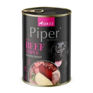 Vochtig diervoeder met runderbuik en rode biet, 400 g, Piper