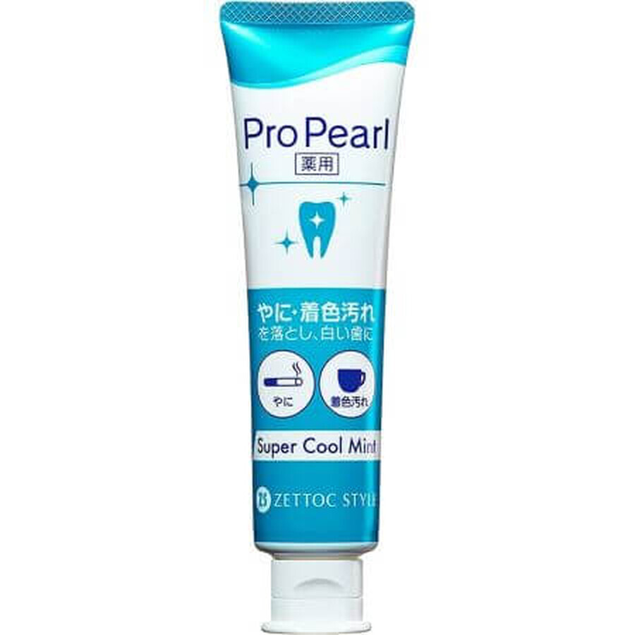 Tandpasta Super Cool Mint ProPearl, 100 g, Zettoc